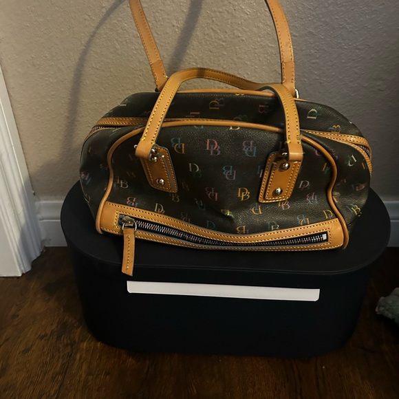 Dooney & Bourke Handbags - Dooney & Bourke Multicolor Monogram Shoulder Bag